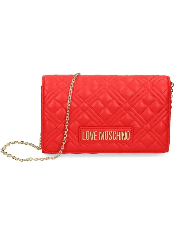 Moschino Gesteppte Umhängetasche - Rot Rot