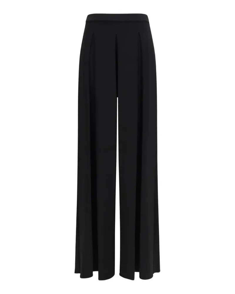 Max Mara pleated jersey palazzo pants - Schwarz Schwarz