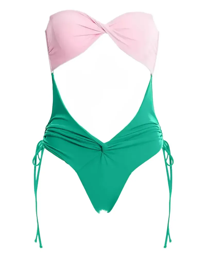 AGUA BENDITA cutout tie swimsuit - Grün Grün
