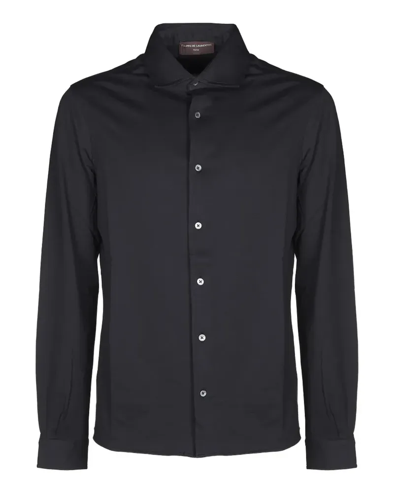 Filippo de Laurentiis long-sleeves button-up shirt - Schwarz Schwarz