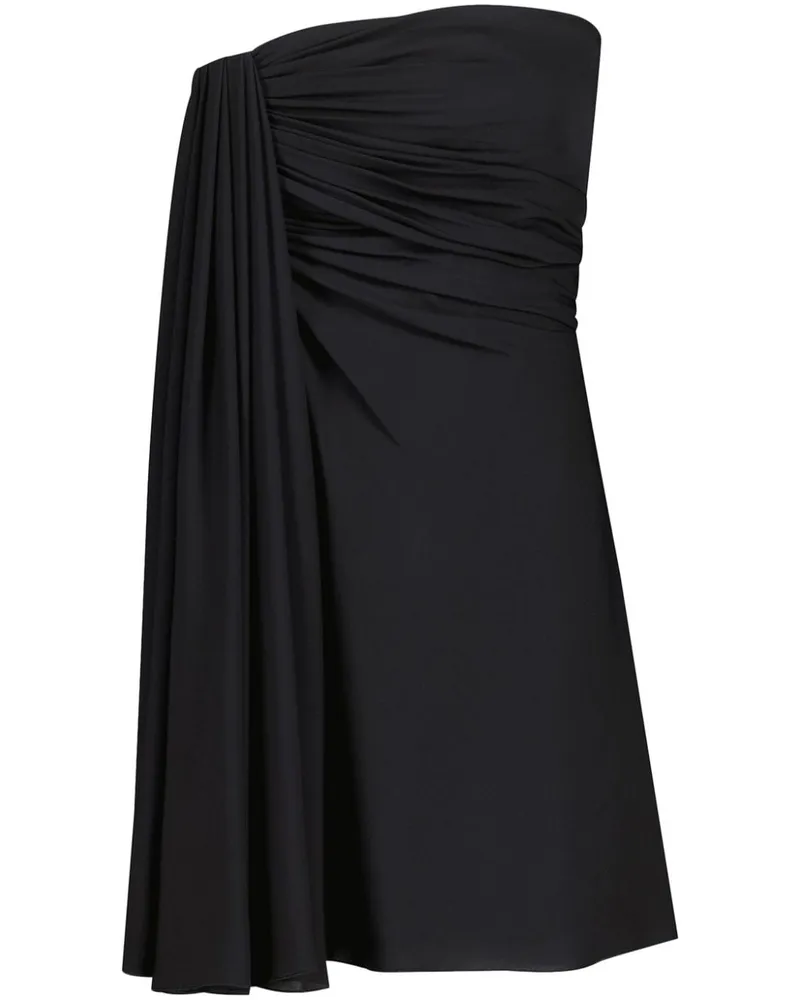 Giambattista Valli Drapiertes Minikleid - Schwarz Schwarz