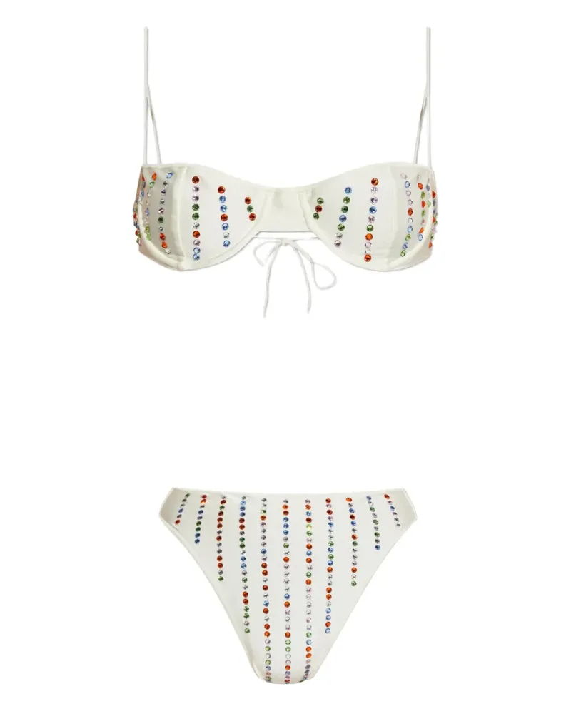 Oséree Gem Bikini - Weiß Weiß