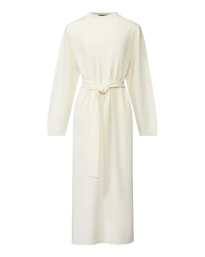 Fabiana Filippi Midikleid mit seitlichem Schlitz - Weiß Weiß