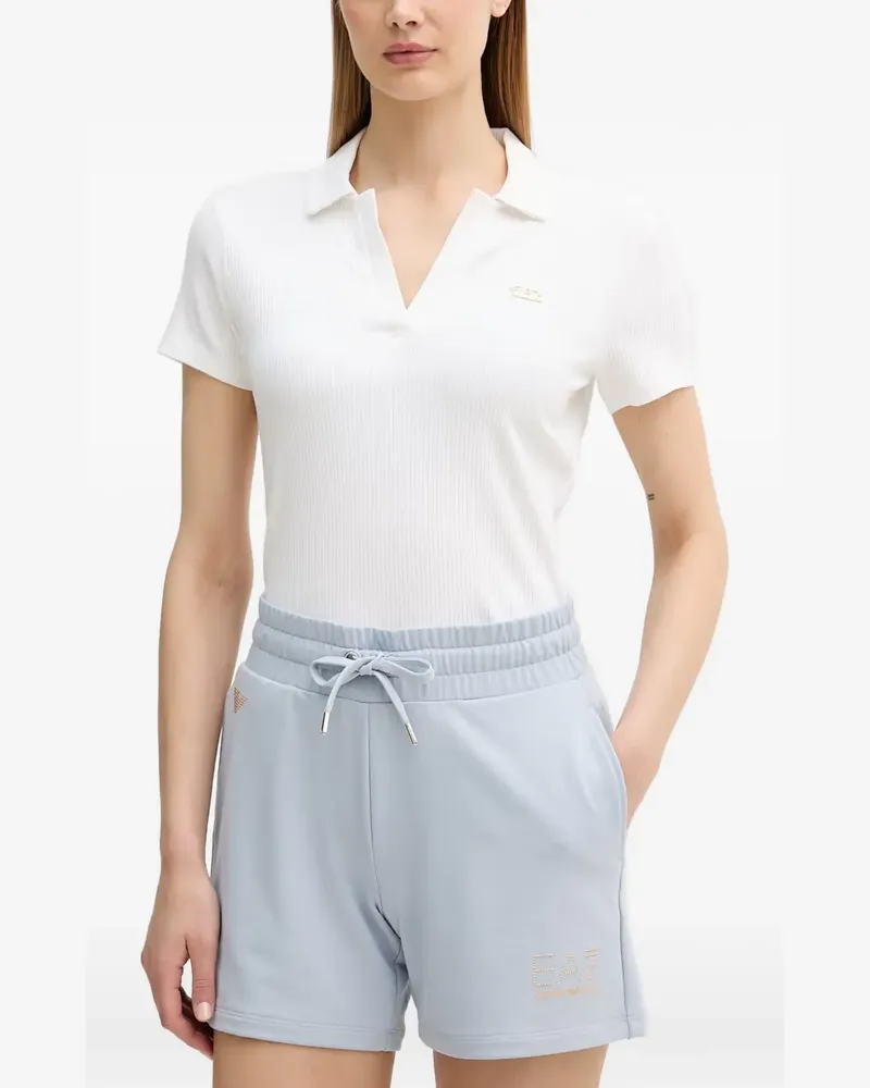 EA7 polo-collar T-shirt - Weiß Weiß