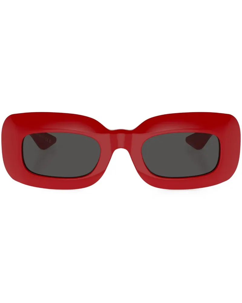 Oliver Peoples 1966C Sonnenbrille mit eckigem Gestell - Rot Rot