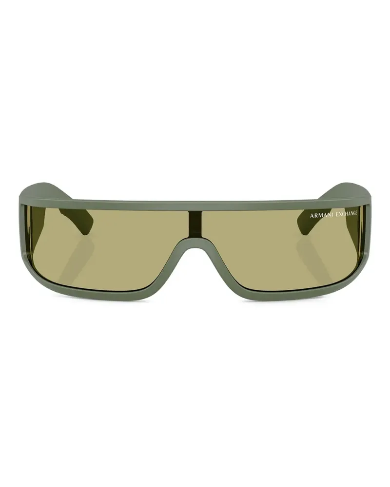 Armani Exchange Sonnenbrille mit eckigem Gestell - Grün Grün