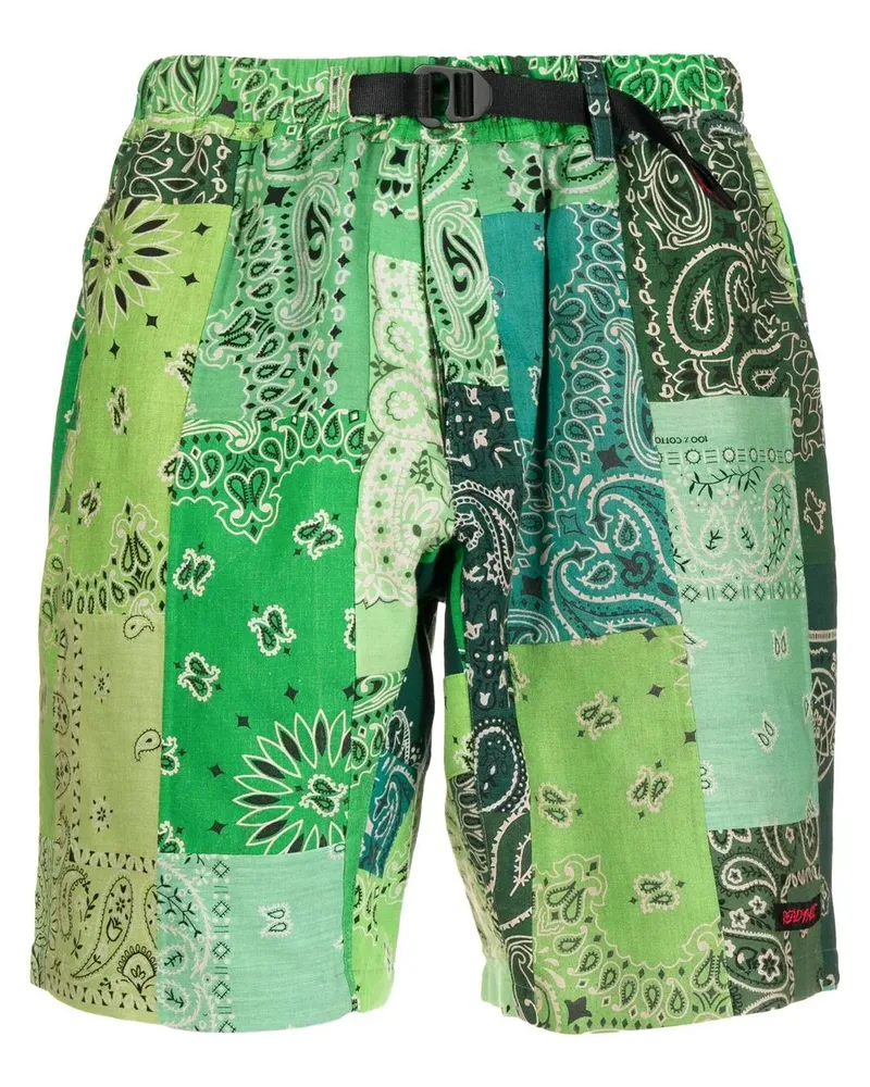 READYMADE EC-ST Shorts mit Print - Grün Grün