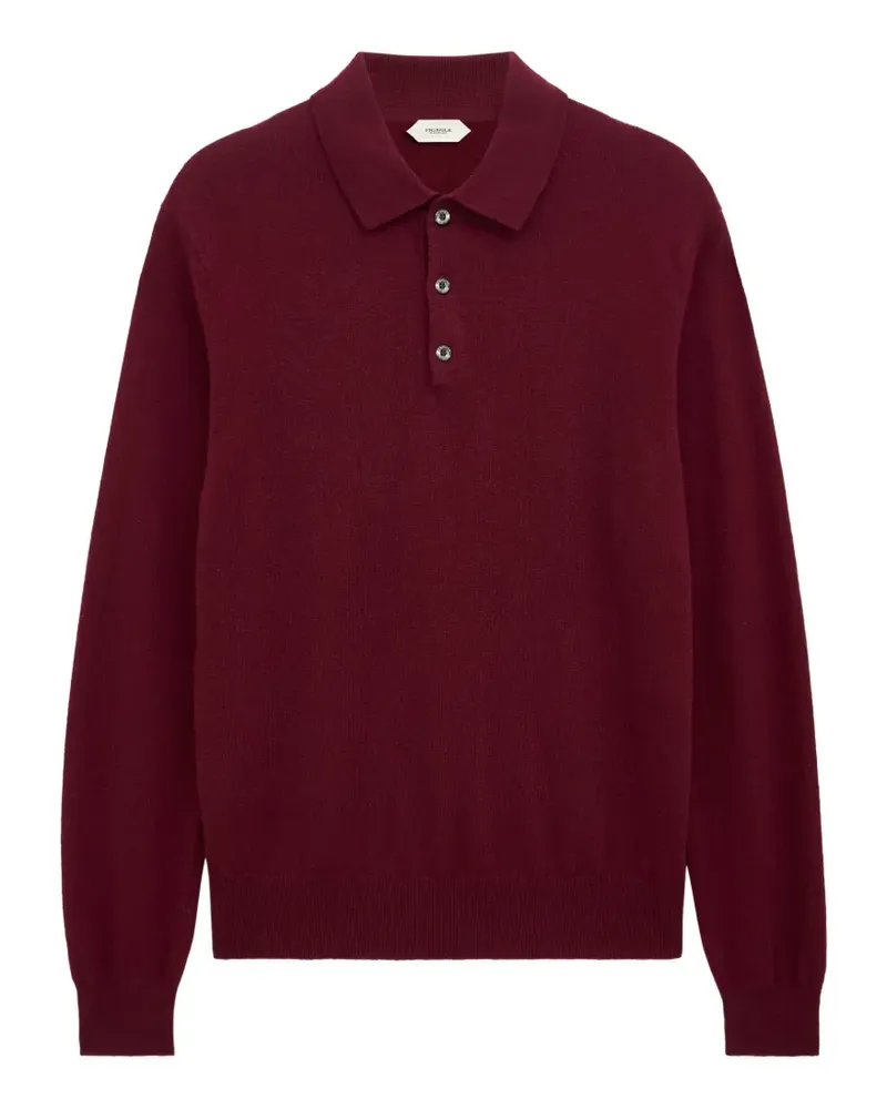 Pringle of Scotland Poloshirt aus Kaschmir - Rot Rot