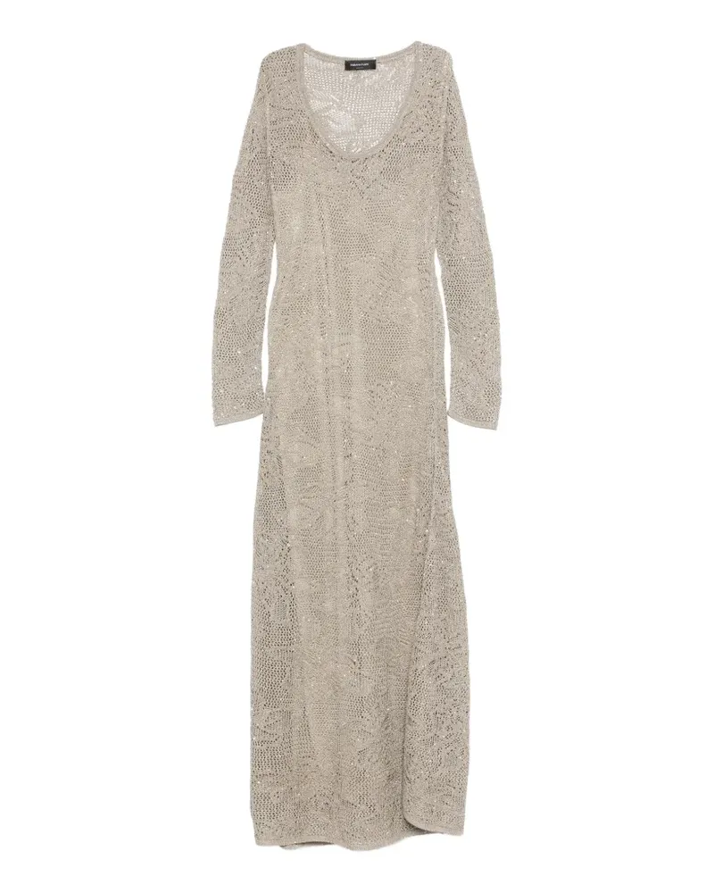 Fabiana Filippi scoop-neck midi dress - Grün Grün