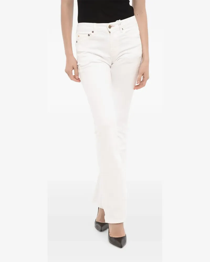 WASHINGTON DEE CEE flared button-fastening jeans - Weiß Weiß