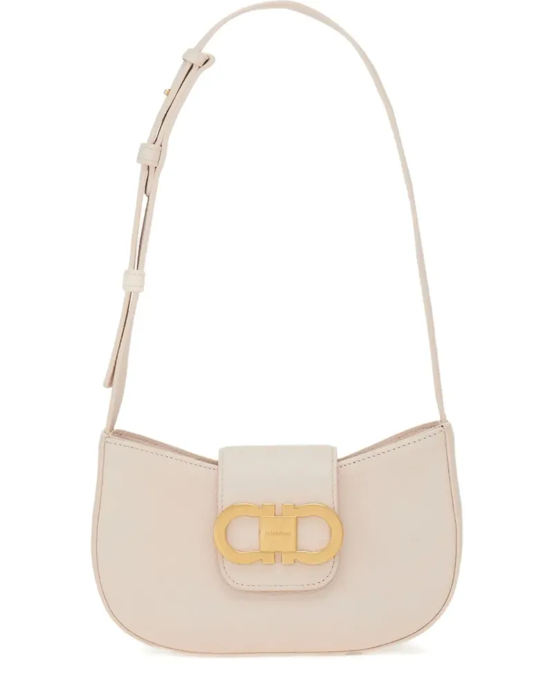 Ferragamo Schultertasche mit Gancini-Detail - Rosa Rosa