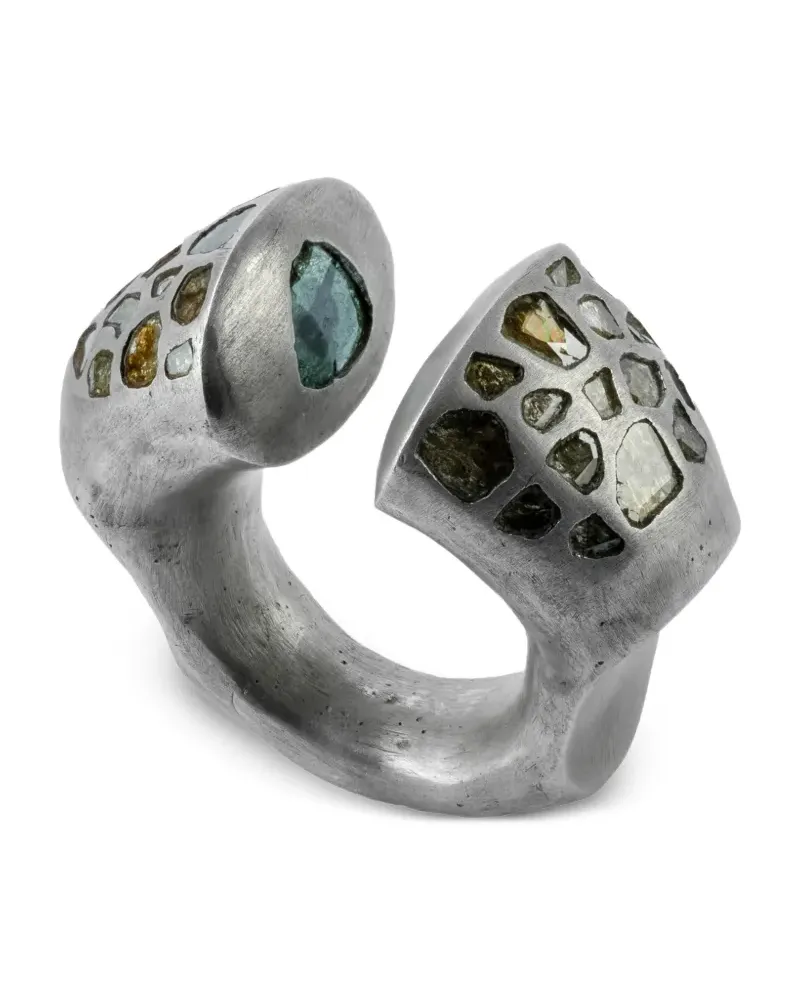 Parts Of Four Druid Arc Sterlingsilberring Silber