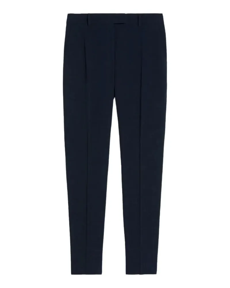 Max Mara Jerta pressed-crease tailored trousers - Blau Blau