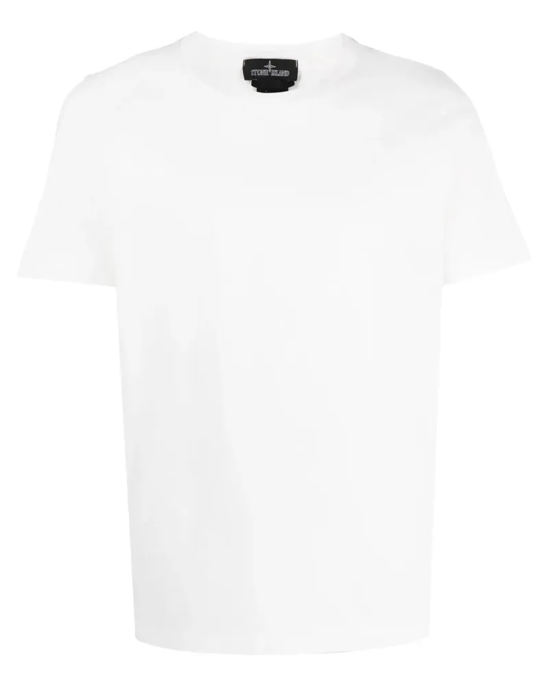 Stone Island Klassisches T-Shirt - Weiß Weiß