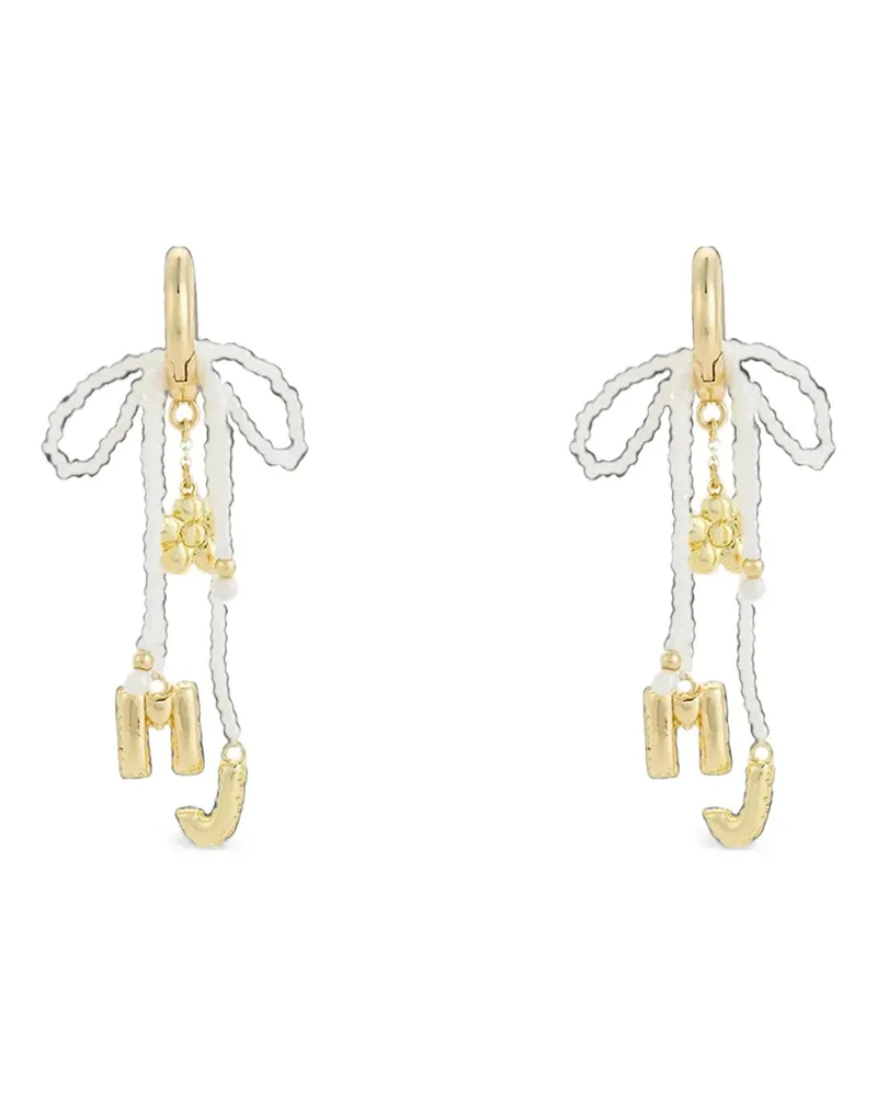 Marc Jacobs The Beaded MJ Balloon earrnigs - Gold Gold