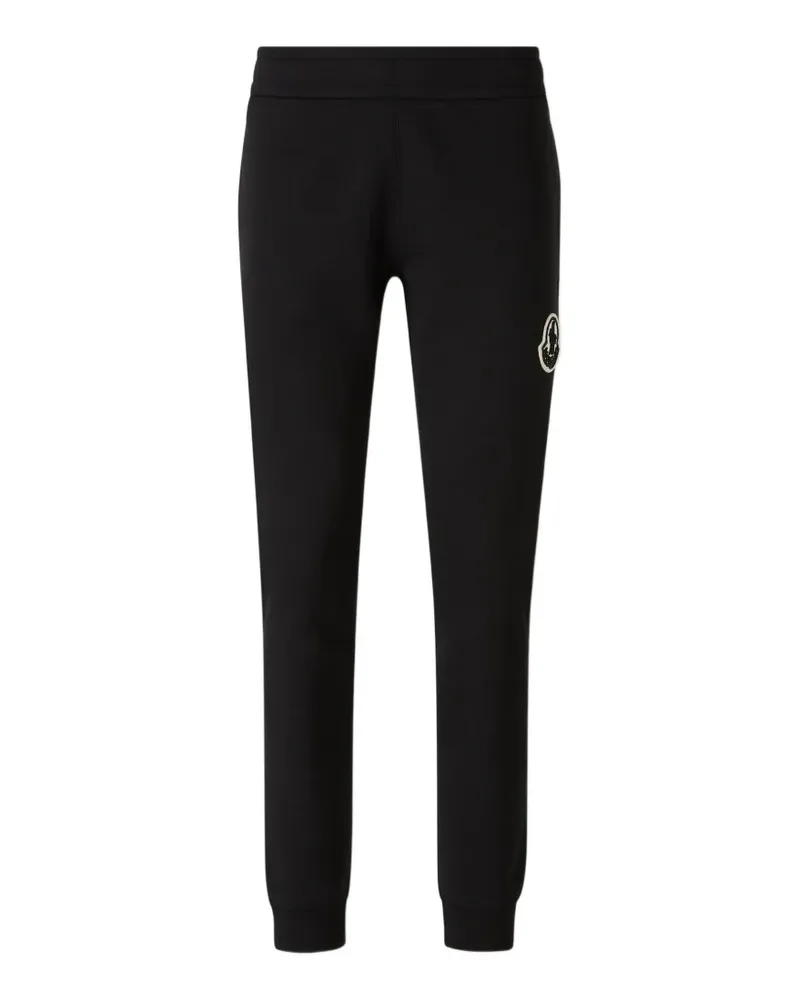 Moncler logo-patch track pants - Schwarz Schwarz
