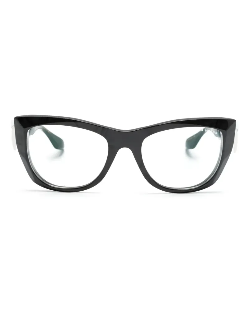 DITA Icelus Cat-Eye-Brille - Schwarz Schwarz