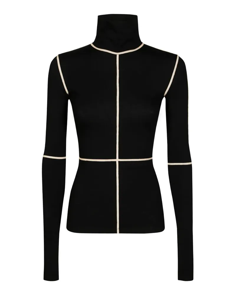 Maison Margiela Body mit Stehkragen - Schwarz Schwarz