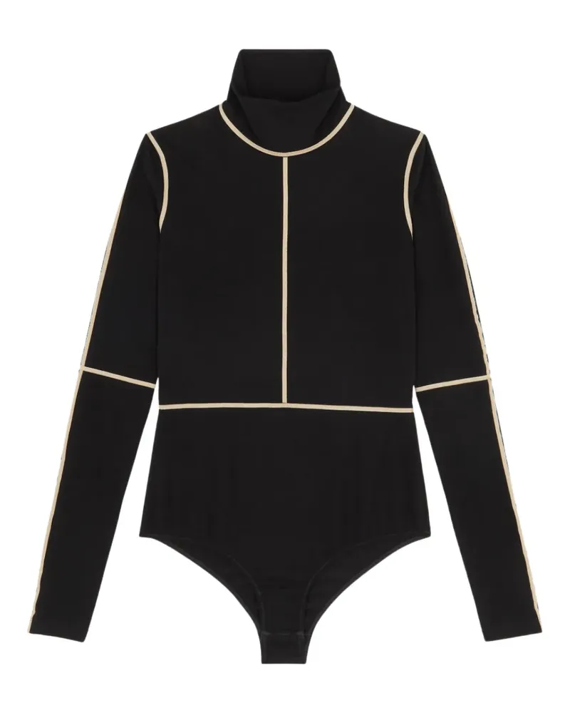 Maison Margiela Body mit Stehkragen - Schwarz Schwarz