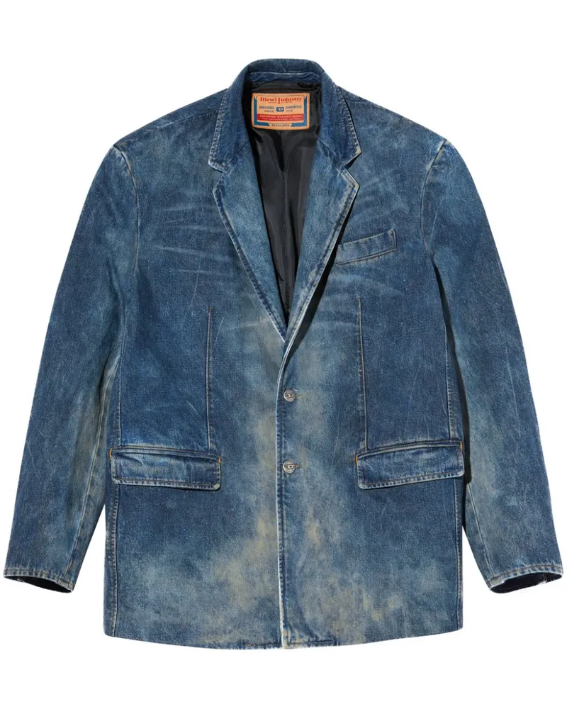 Diesel x Damiano David D-Over Blazer - Blau Blau