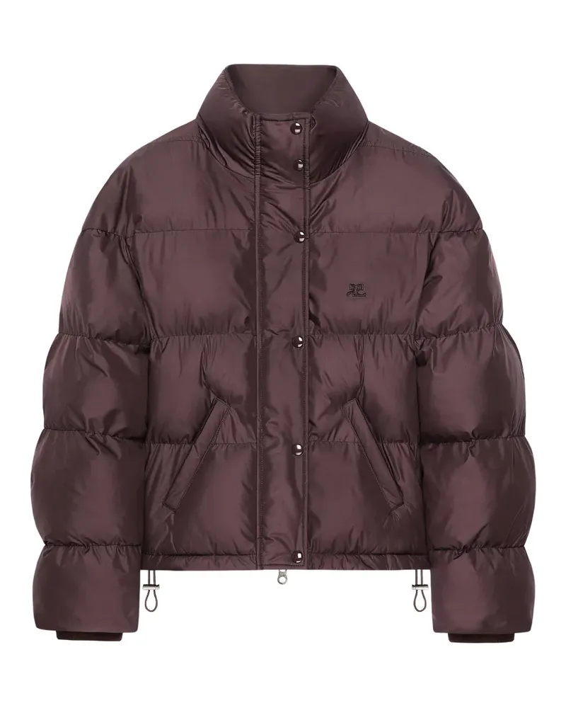Courrèges Gefütterte Cropped-Jacke - Rot Rot
