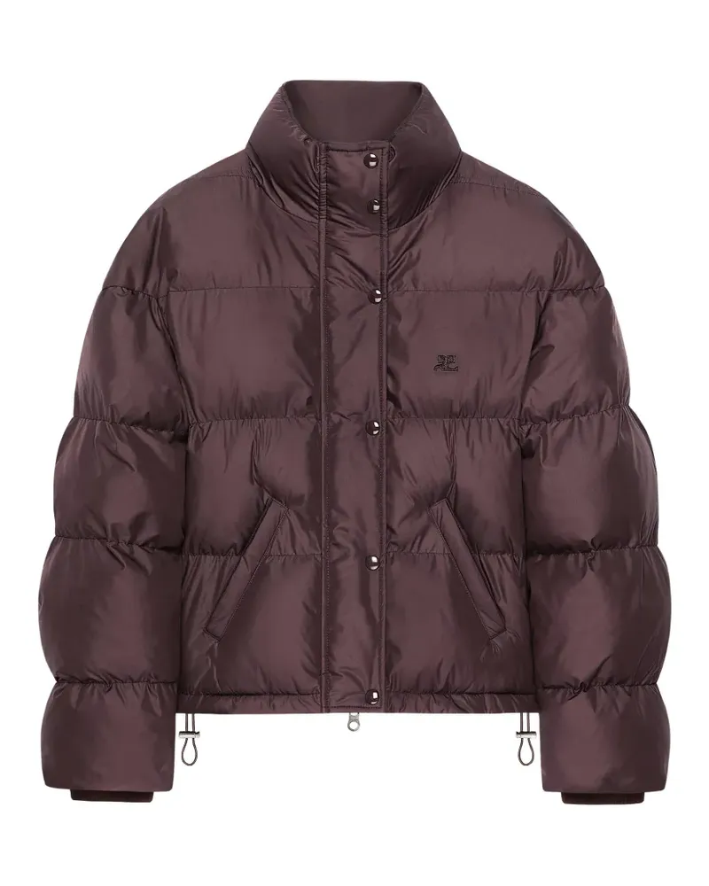Courrèges Gefütterte Cropped-Jacke - Rot Rot