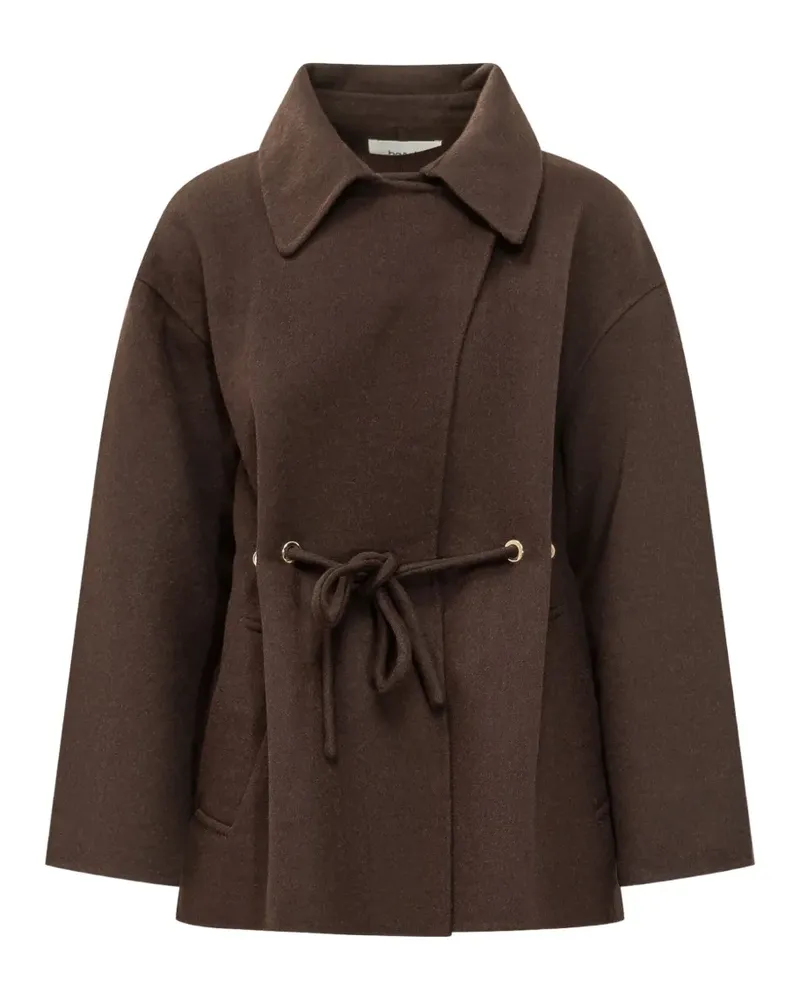 ba&sh Kam drawstring-waist coat - Braun Braun