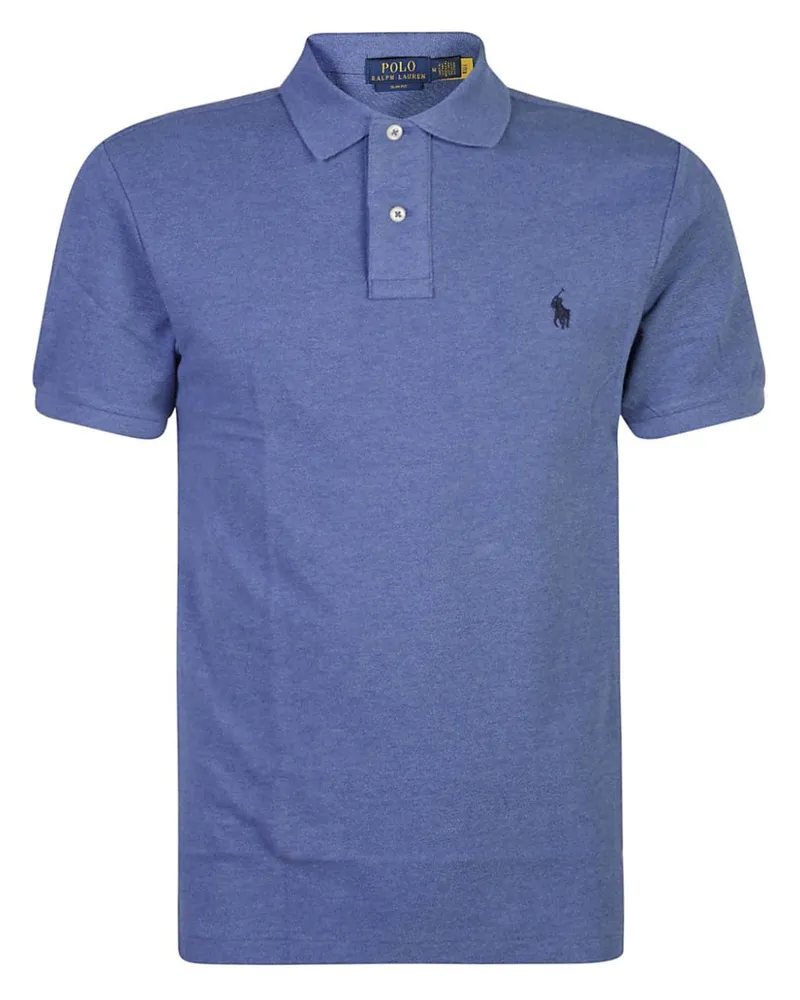 Ralph Lauren Poloshirt mit Polo Pony-Stickerei - Blau Blau