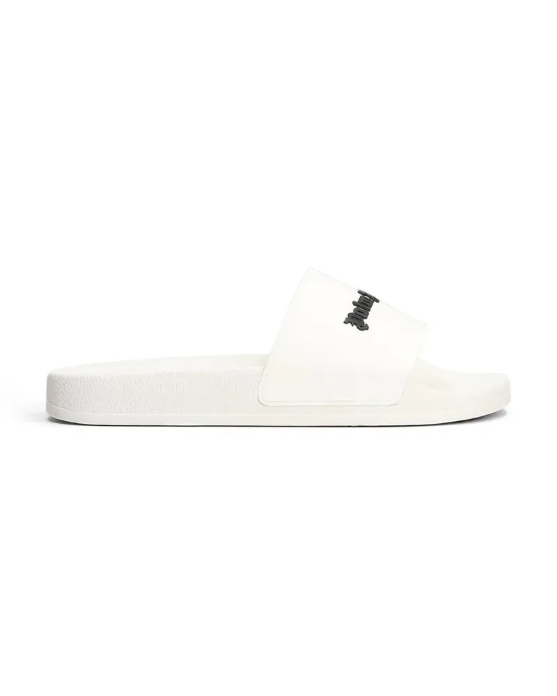 Palm Angels logo-embellished slides - Weiß Weiß
