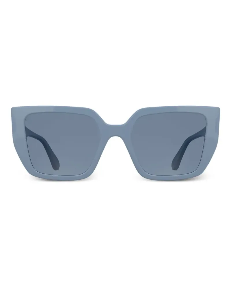 Karl Lagerfeld Sonnenbrille mit eckigem Gestell - Blau Blau