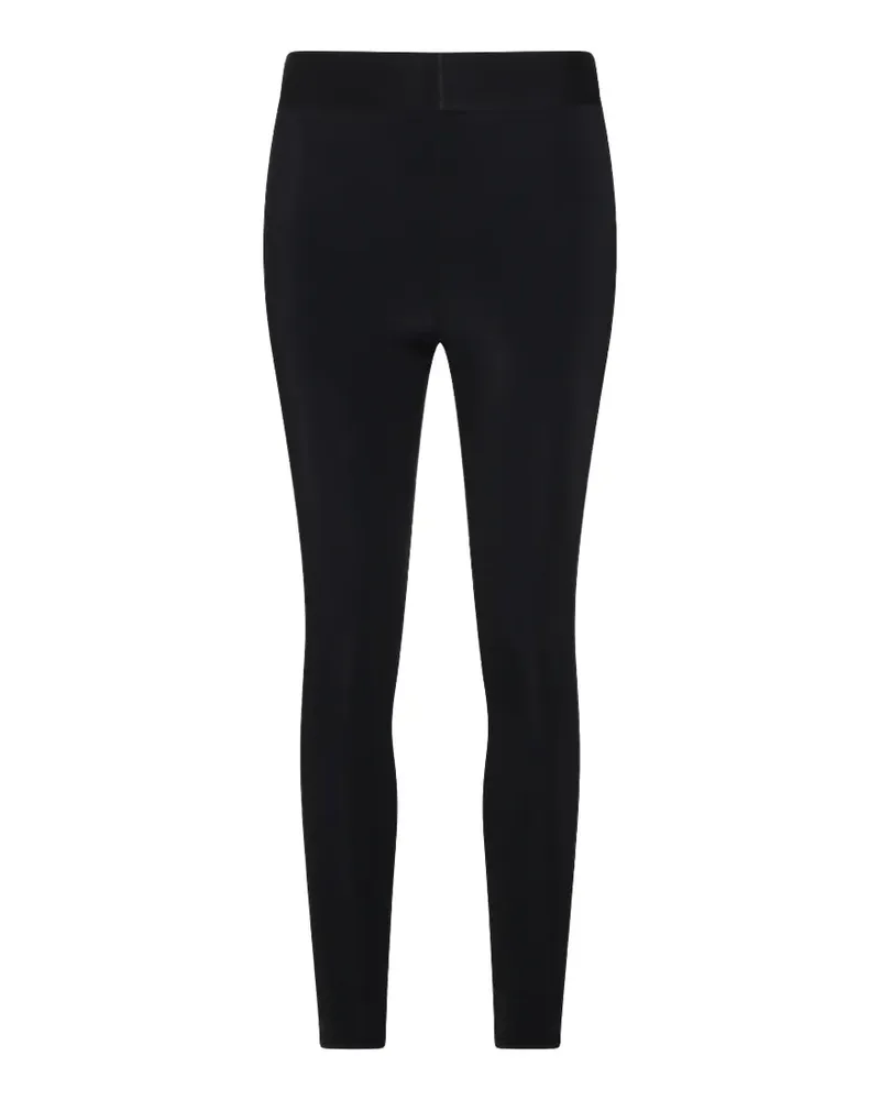 Diesel Adeline Leggings mit Logo-Bund - Schwarz Schwarz