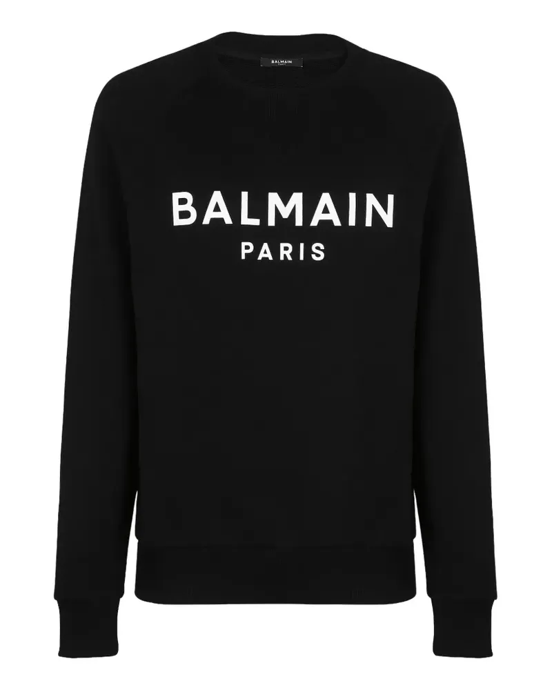 Balmain Sweatshirt mit Logo-Print - Schwarz Schwarz