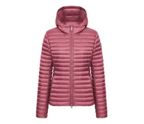 Kurzmantel mit Kapuze - Rosa