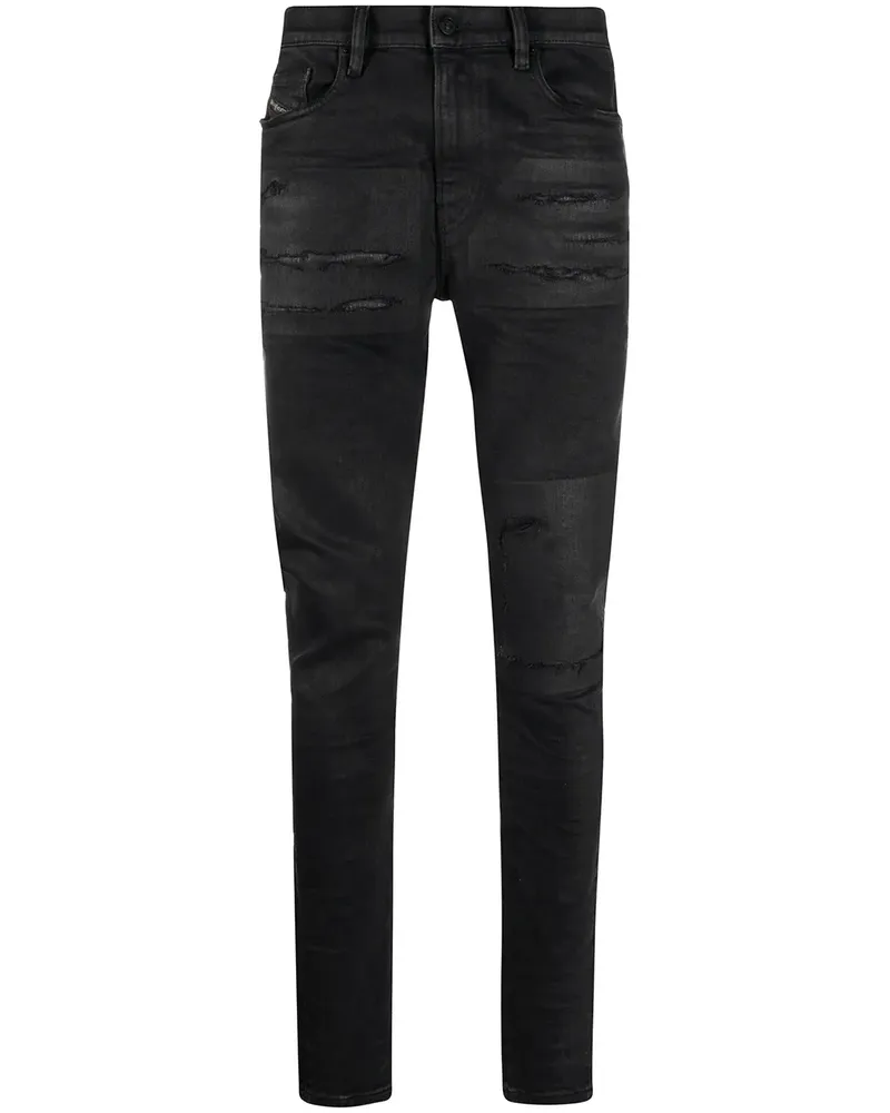 Diesel D-Amny' Skinny-Jeans - Schwarz Schwarz