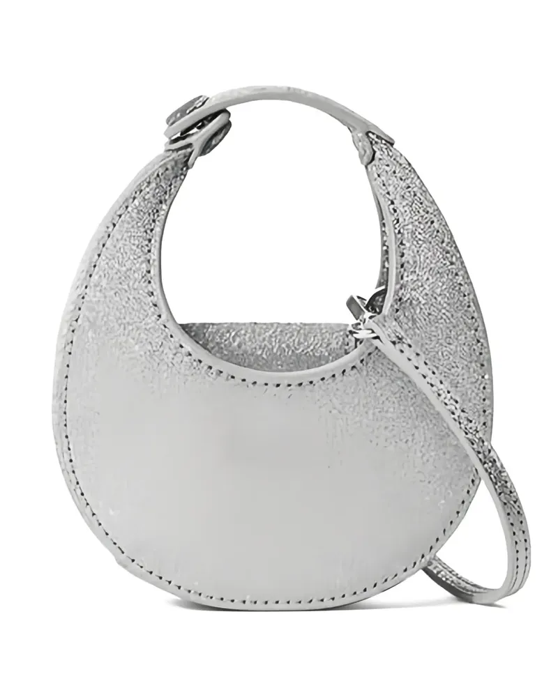 STAUD curved-shape tote bag - Grau Grau