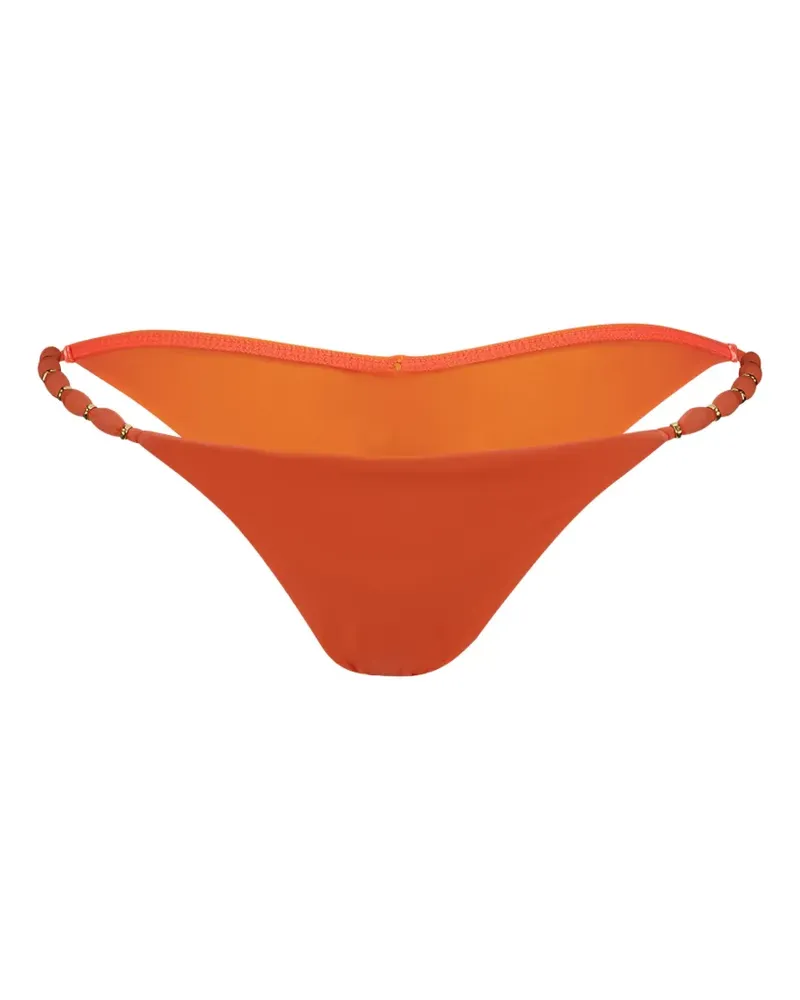 ViX bead-embellished bikini bottoms - Orange Orange