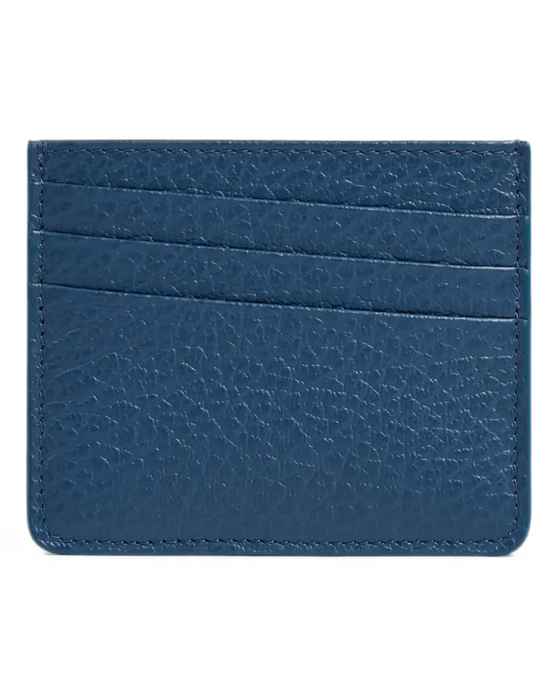 Maison Margiela Kartenetui mit Ziernähten - Blau Blau