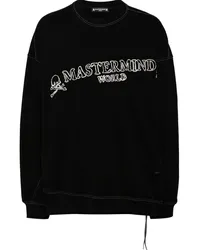 Mastermind World Sweatshirt mit Logo-Stickerei Schwarz