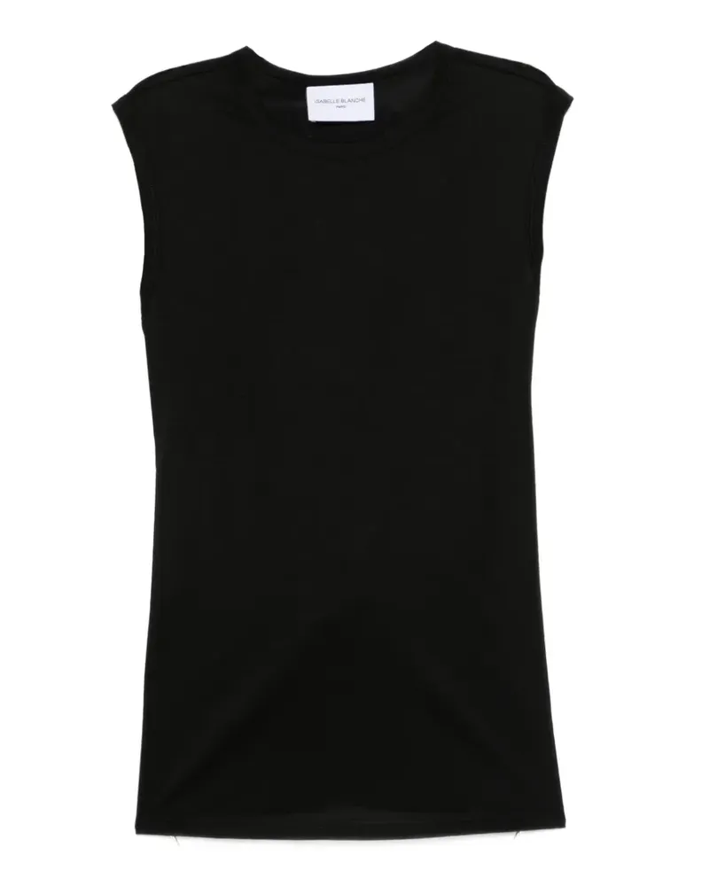 Isabelle Blanche crew-neck top - Schwarz Schwarz