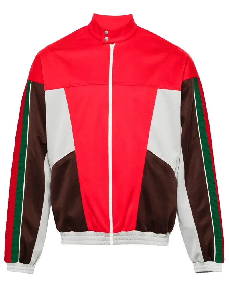 Gucci Jacke mit Kontrasteinsätzen - Rot Rot