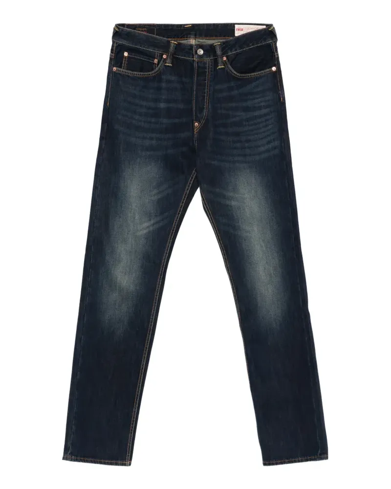 Evisu faded jeans - Blau Blau