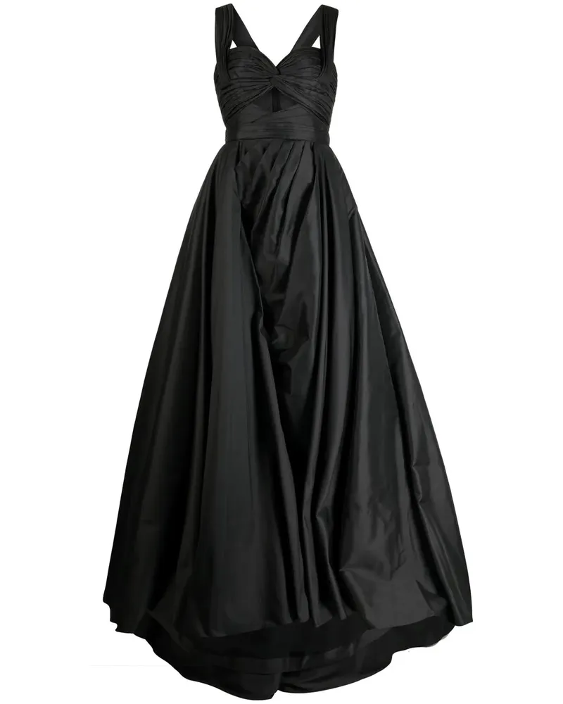 Zuhair Murad Abendkleid mit Cut-Outs - Schwarz Schwarz