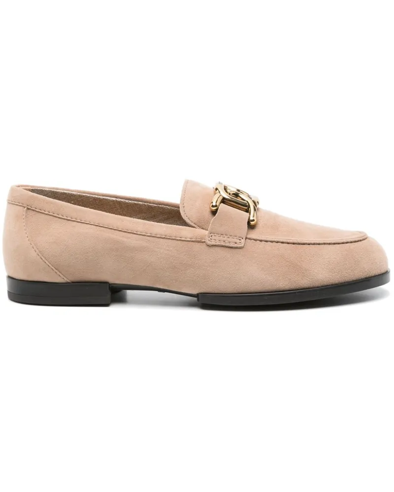 TOD'S Kate Loafer aus Wildleder - Nude Nude