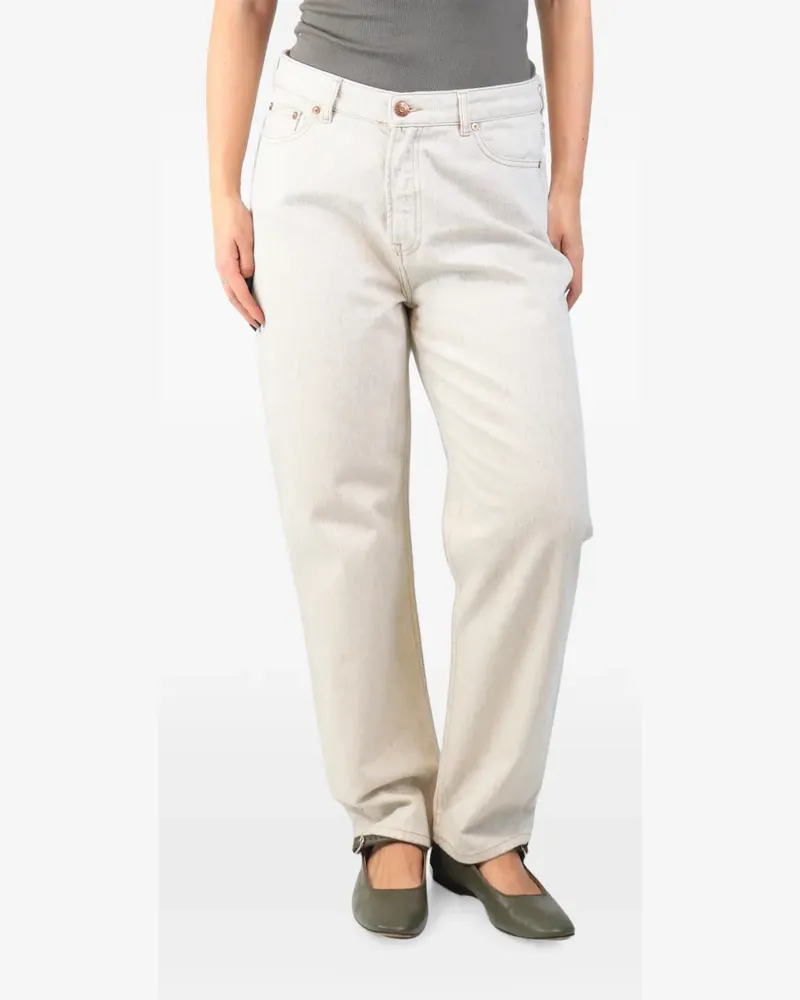 Samsøe & Samsøe bleached jeans - Weiß Weiß