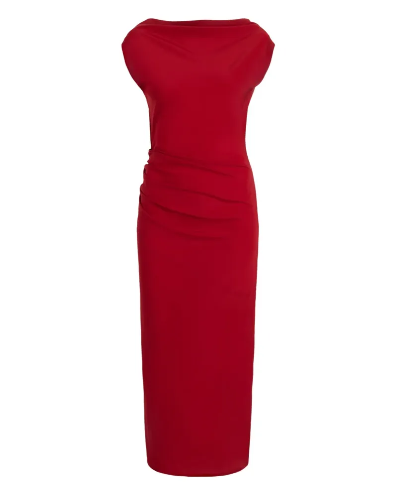 Proenza Schouler Drapiertes Midikleid - Rot Rot