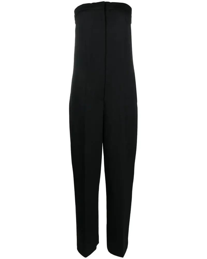 Erika Cavallini Ausgestellter Jumpsuit - Schwarz Schwarz