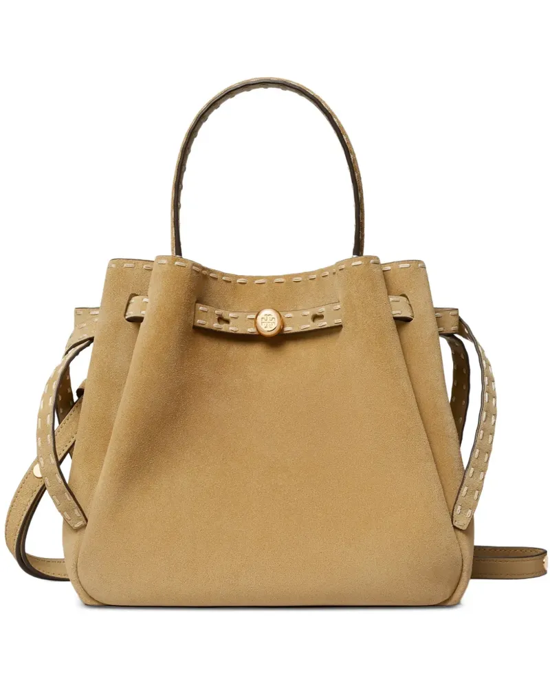 Tory Burch Romy Beuteltasche mit Ziernähten - Nude Nude