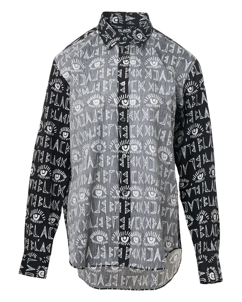 Comme des Garçons Filip Pagowski graphic-print shirt - Schwarz Schwarz