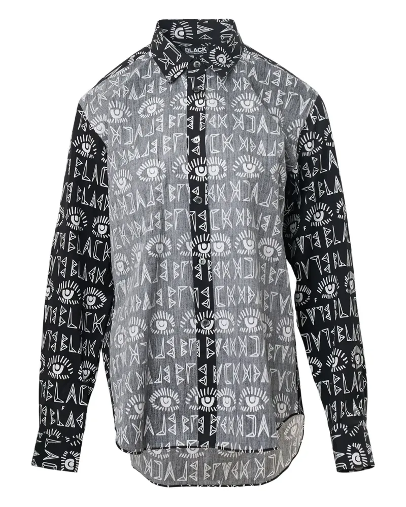 Comme des Garçons Filip Pagowski graphic-print shirt - Schwarz Schwarz