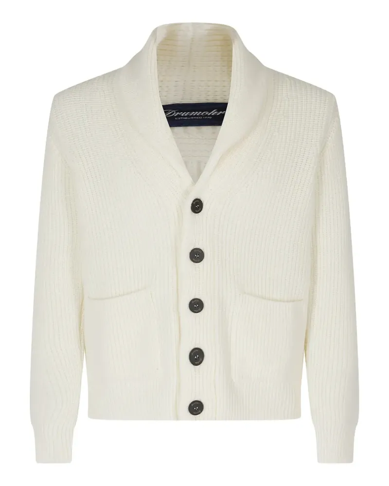 Drumohr  patch-pockets cardigan - Nude Nude